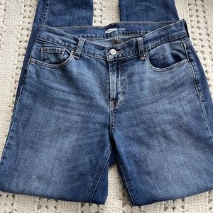 Mid-Rise Boyfriend Jeans